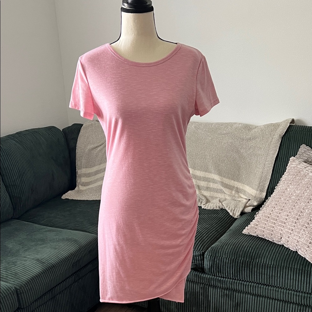 Pink‎ Short Sleeve Dress